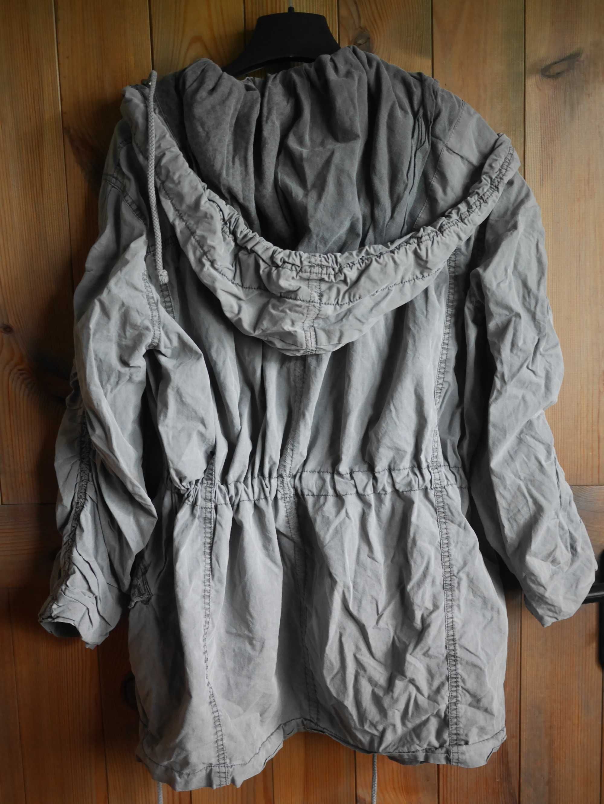 Kurtka parka szara Miss Selfridge 36/S