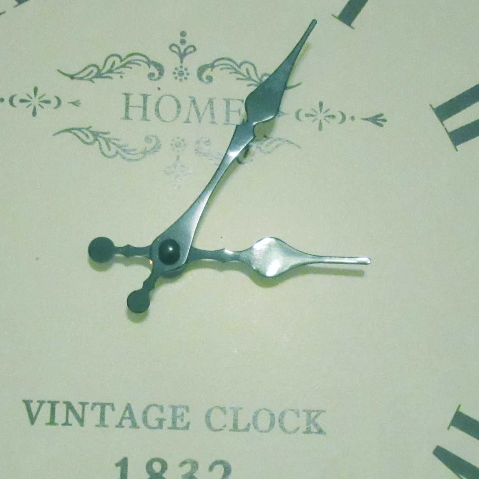 ZEGAR ŚCIENNY Vintage Clock Home do zawieszeni bateria AngielskiKlimat