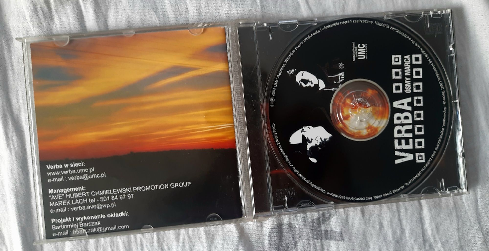 Cd Verba Ósmy marca pierwsze wydanie 2005 rap hip hop