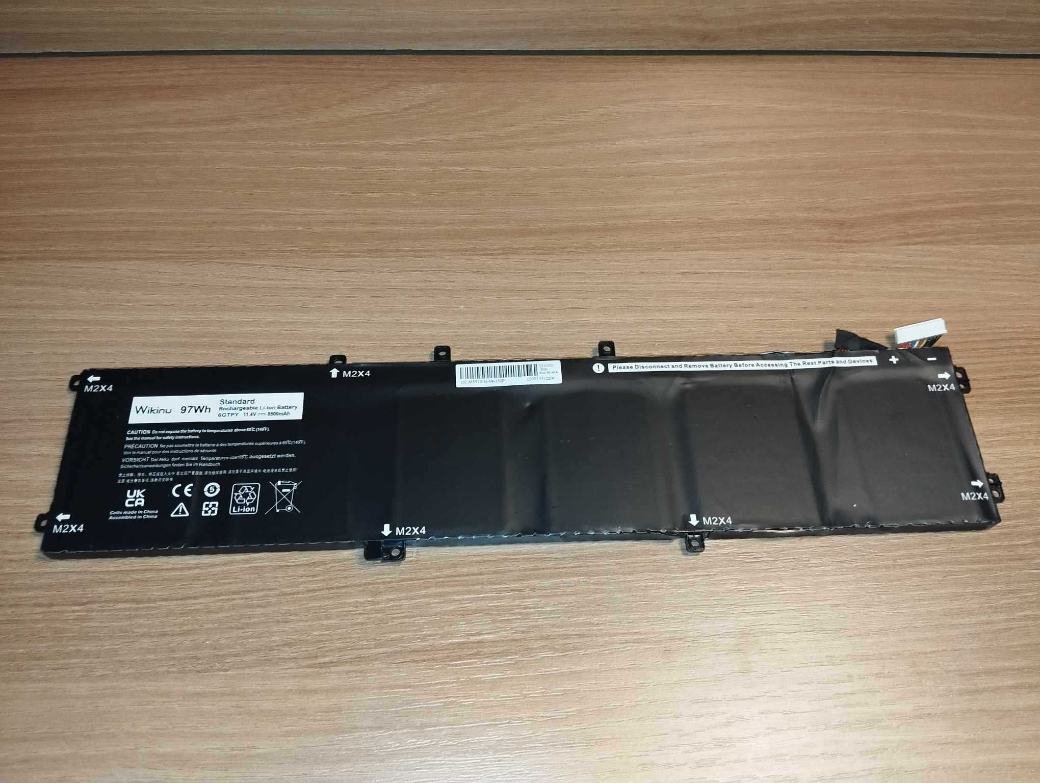 Bateria do Laptopa DELL - 6GTPY - 11.4V - 8500mAh