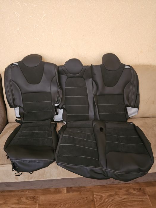 Преміум-чохли для сидінь Tesla Model X (з 2015 р.) - серія Leather Sty