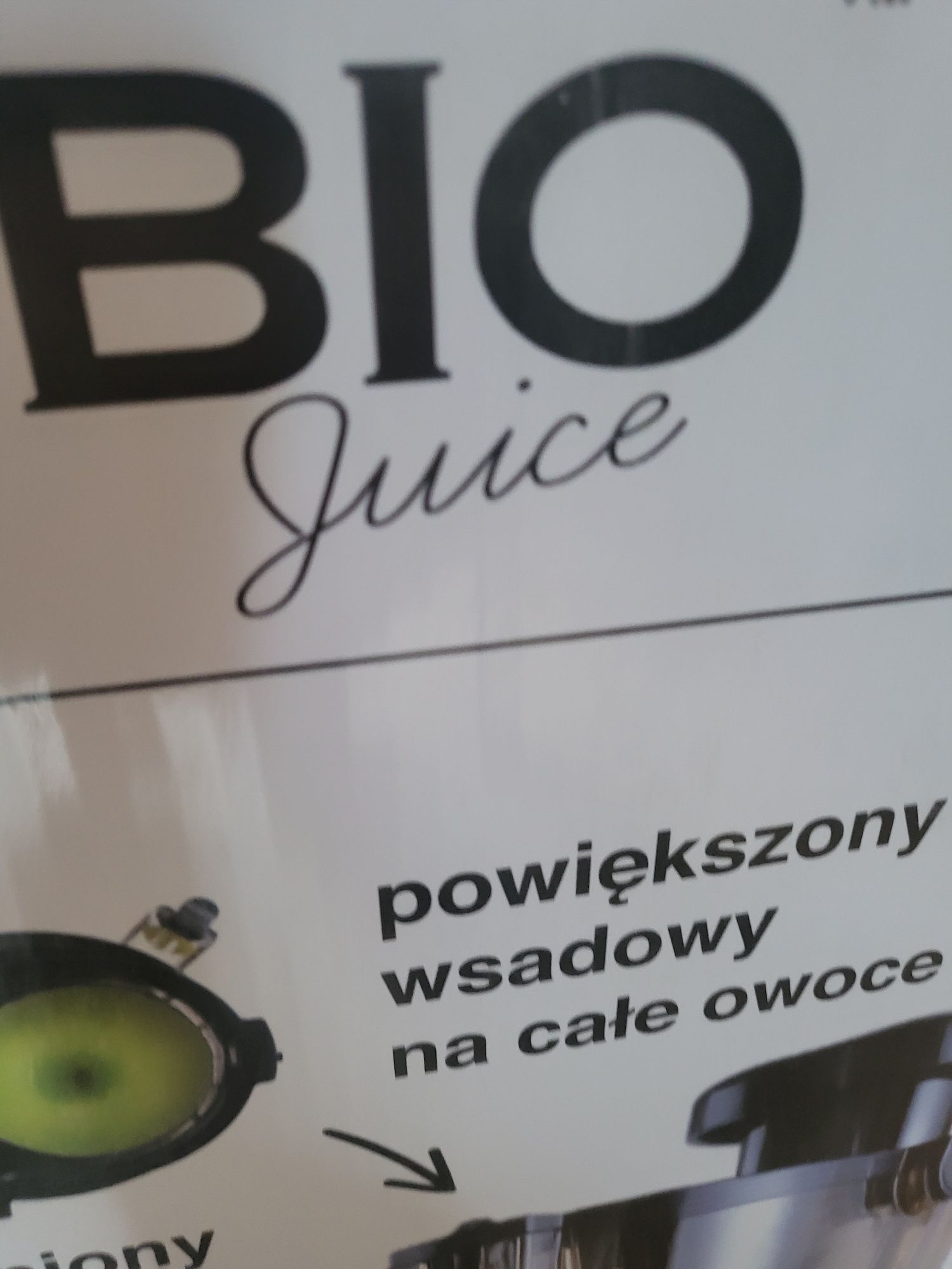 Wyciskarka wolnoobrotow Juice bio