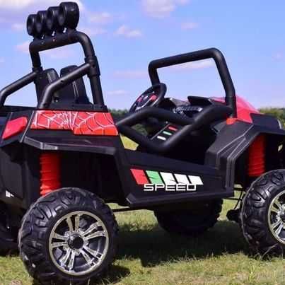 Buggy na akumulator  czerwony Lakier Spider dwuosobowy do 70kg 4x4