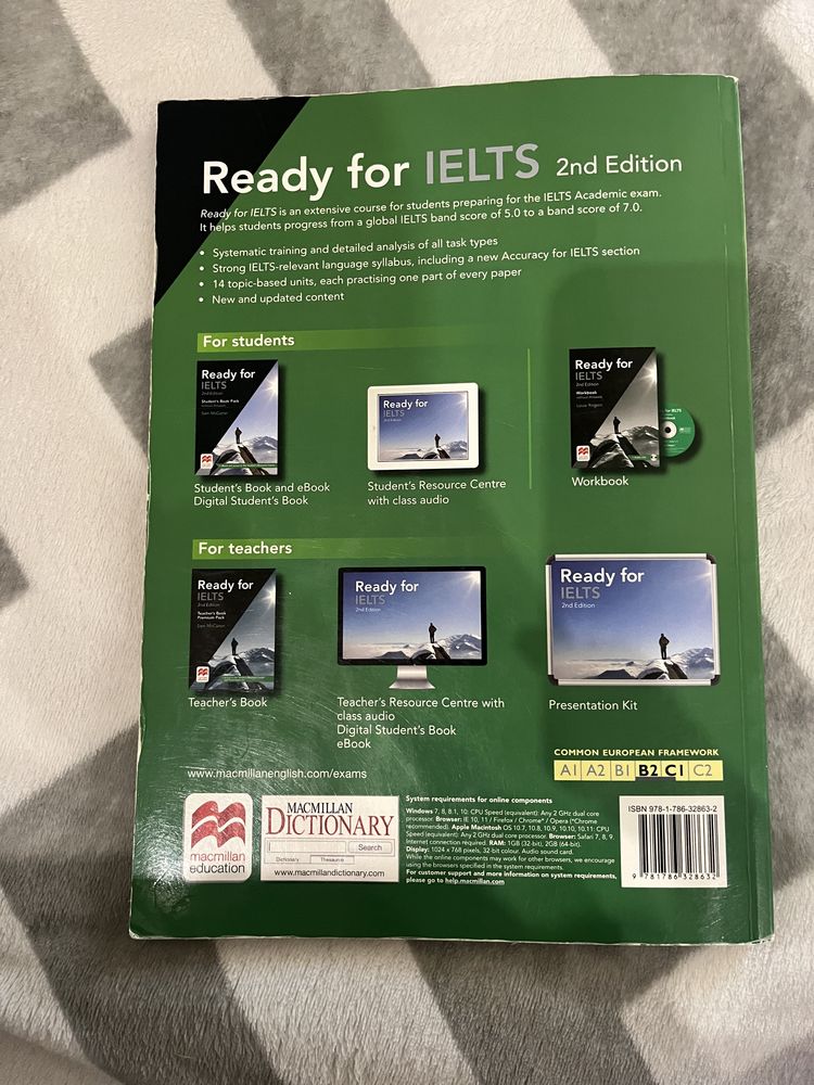 Ready for IELTS 2nd edition Student’s Book Pack without Answers