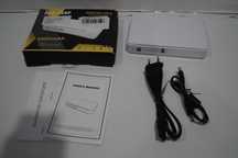 Powerbank 8800mAh bezprzewodowy zasilacz UPS mini DC POE-430P biały
