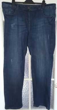 Spodnie damskie jeansowe z elastanem rozm 18S EUR 46 Tu