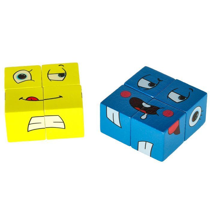 Gra Edukacyjne Wyzwania Nauka Emocji Klocki Drewniane Kreatywne