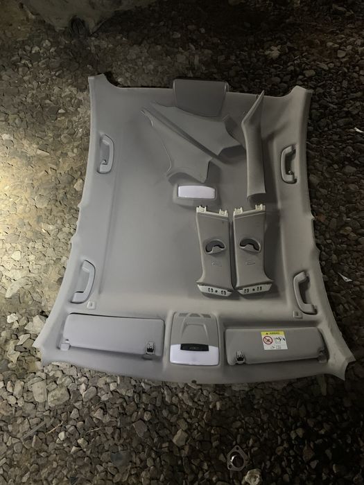 Потолок BMW F30 сірий комплектний БМВ Ф30 консоль торпеда ковролін