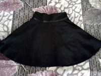 Школьная юбка черного цвета рост 152