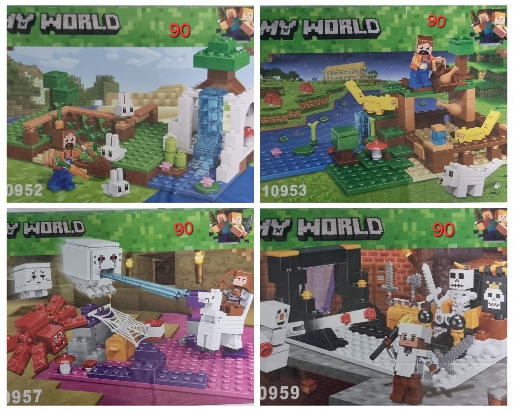Конструктор майнкрафт minecraft my world lele bella