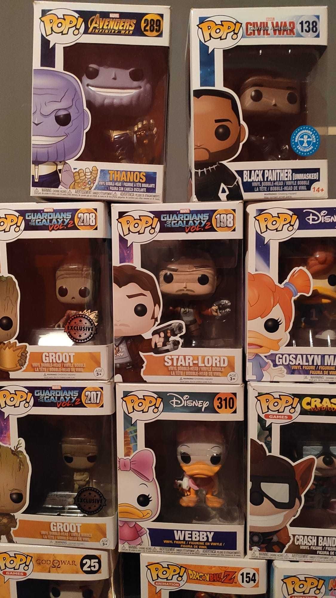 funko pops vaulted, disney marvel, etc