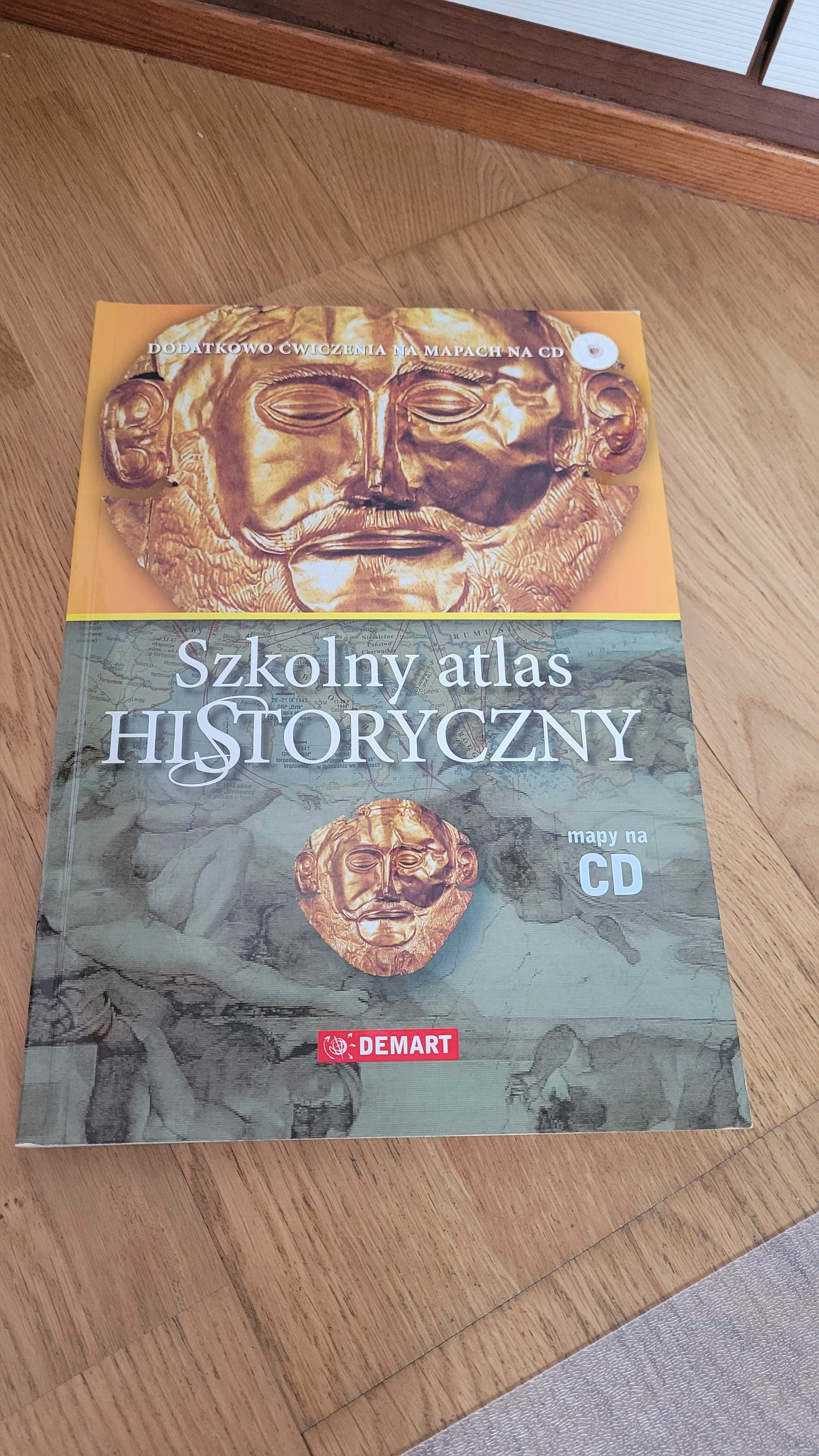Szkolny atlas historyczny z płytą CD