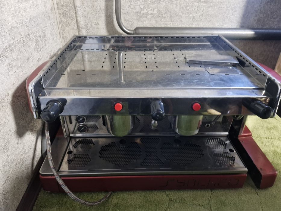 Кавоварка в робочому стані.