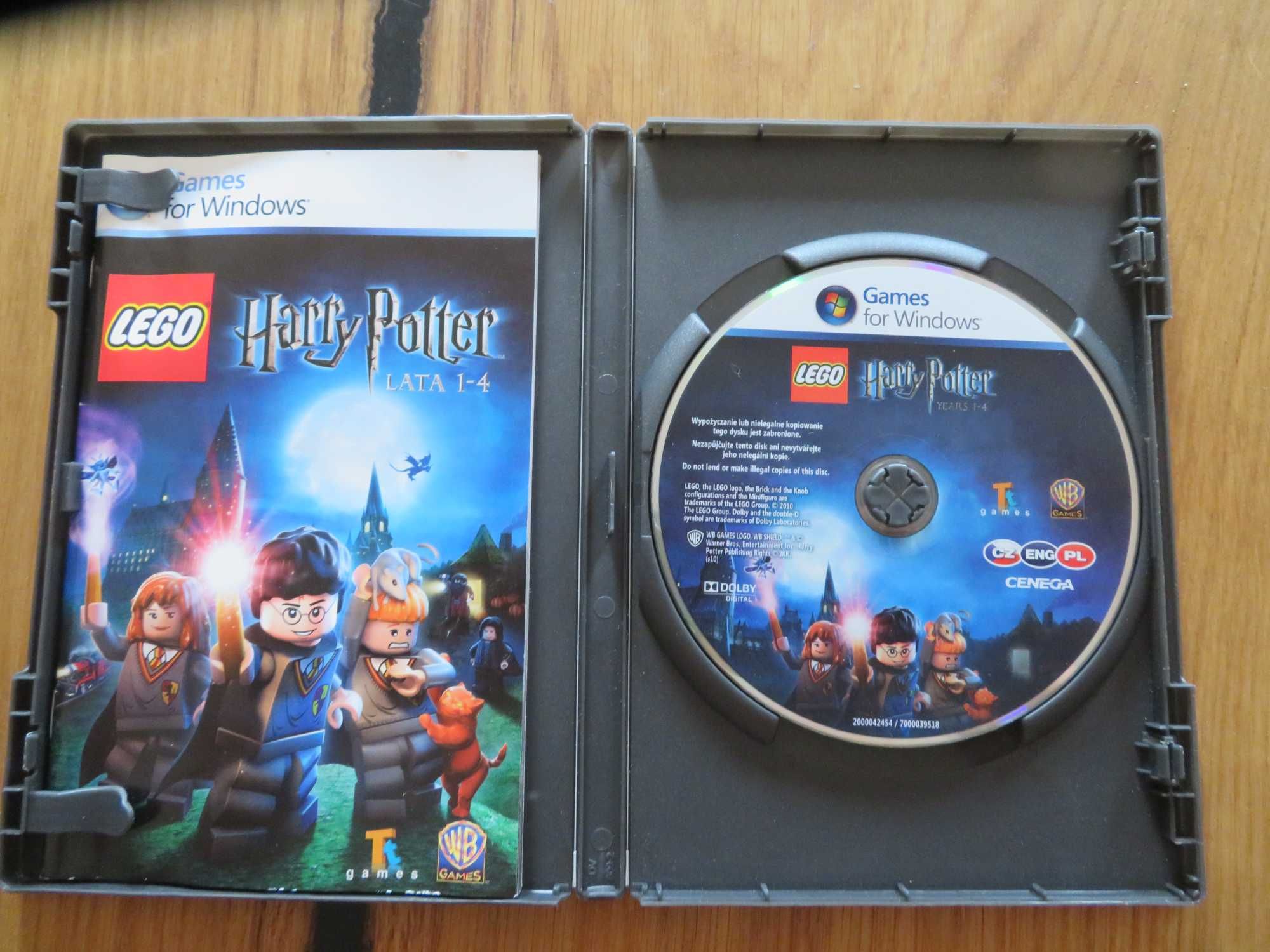 Gra PC DVD Harry Potter lata 1-4