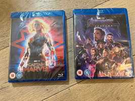 Film BLU-RAY  Capitan Marvel + Avengers Endgame NOWE Wersja Angielska