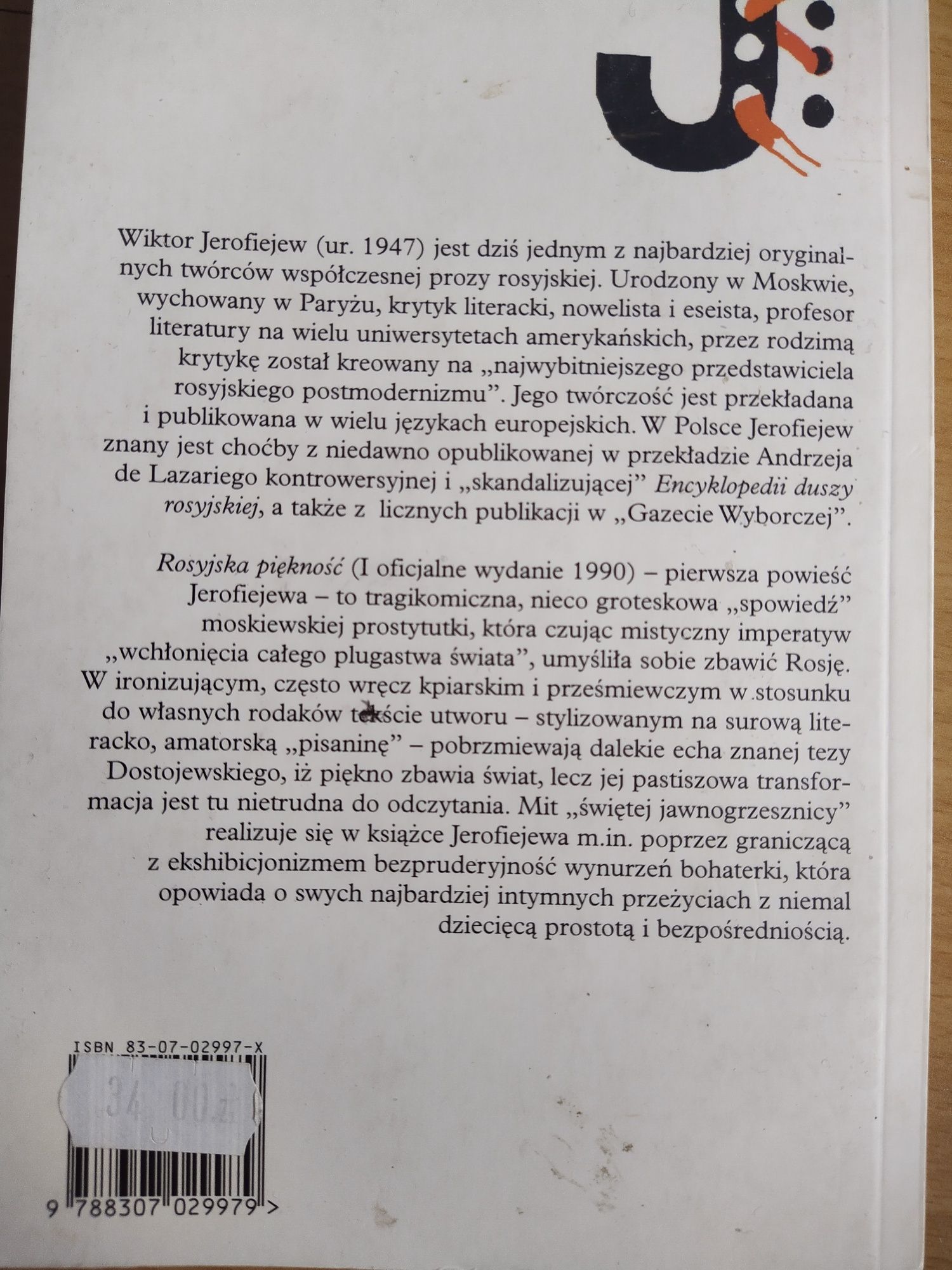 "Rosyjska piękność" Wiktor Jerofiejew
