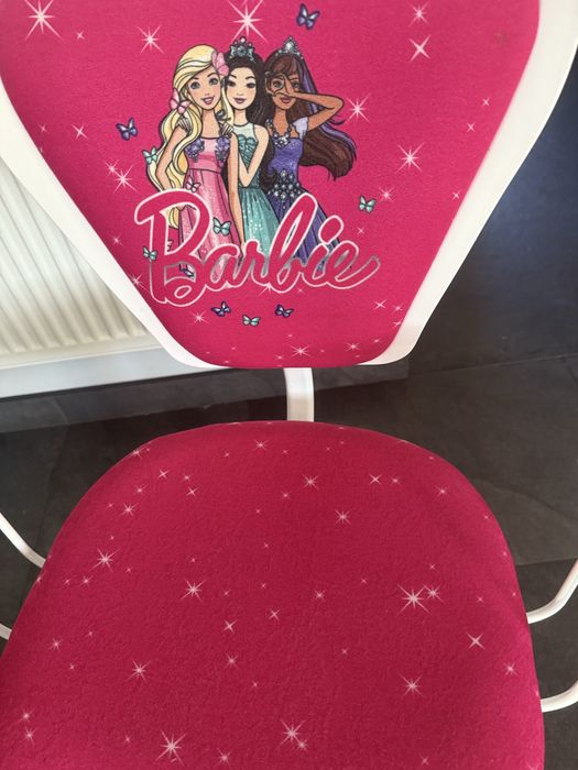 Fotel krzesło krzesełko obrotowe barbie