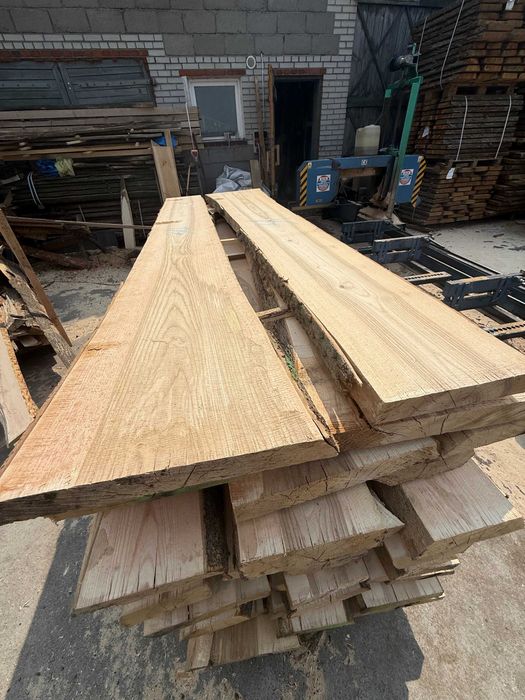 Tarcica jesionowa - mokra/sucha jesion 2,5m ,120 cm, dąb na schody