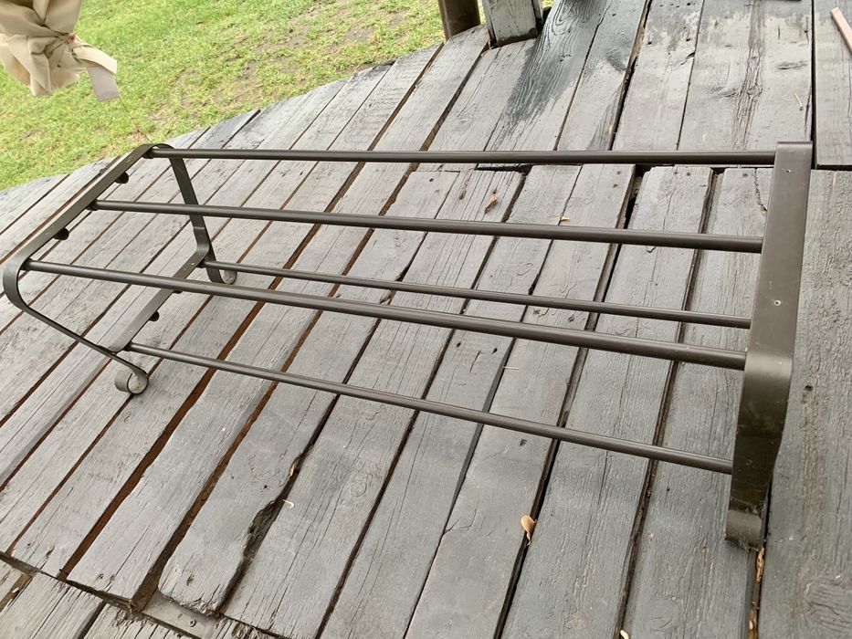 metalowa półka na buty 90x30x35 cm