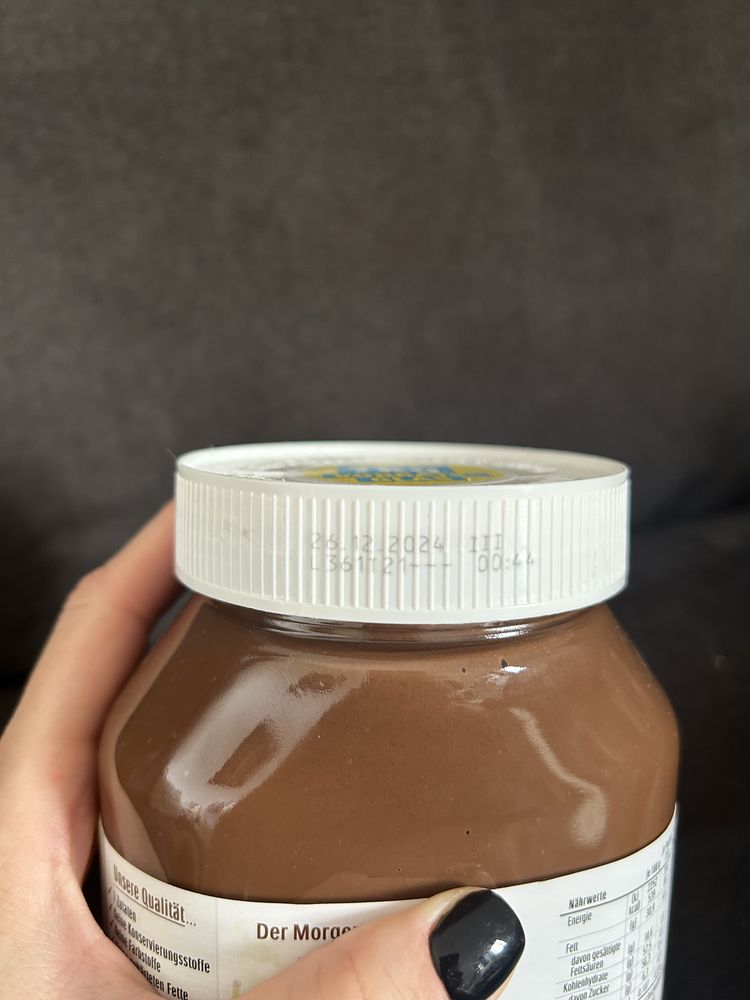 Nutella 1kg z Niemiec