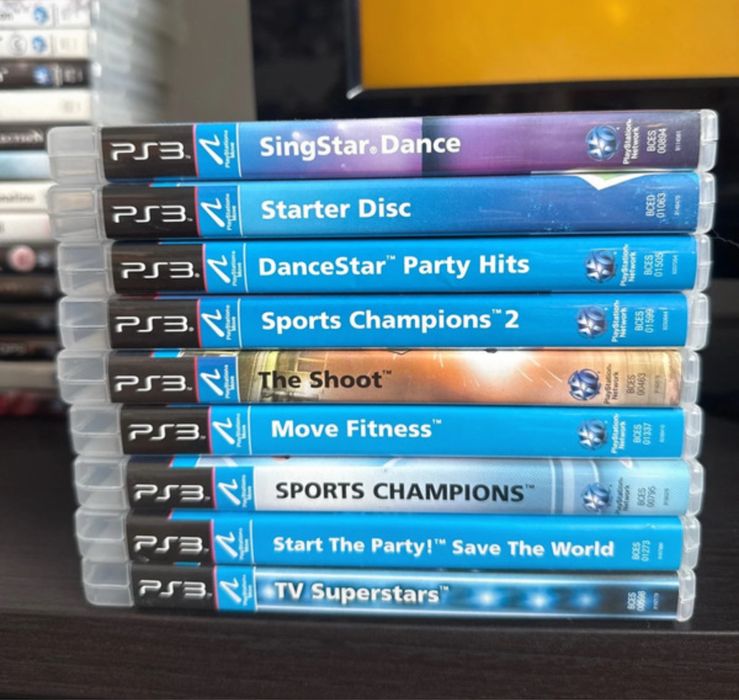 vários jogos PS3 para comandos move