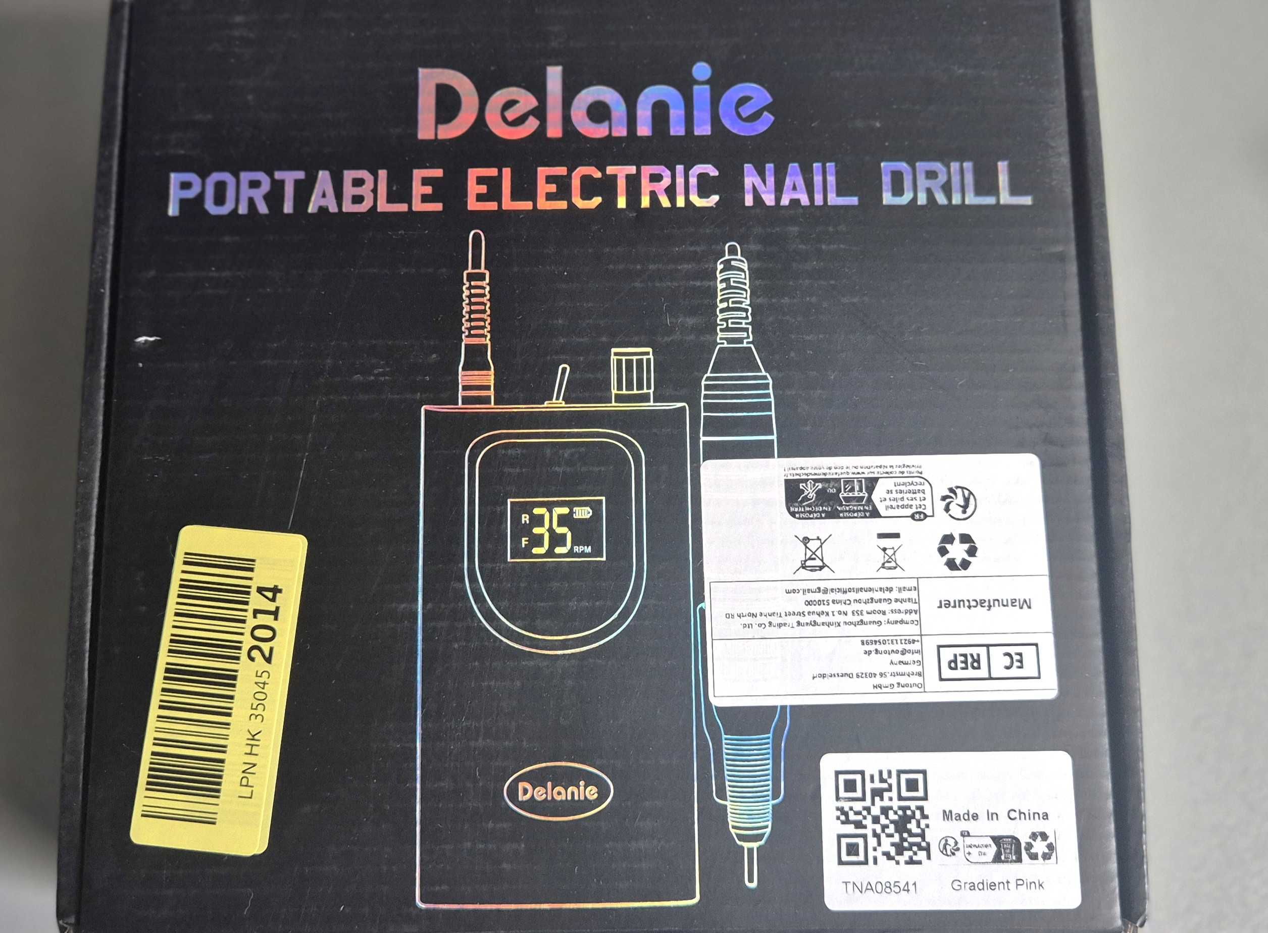 Delanie elektryczna frezarka do paznokci 35000 obr./min