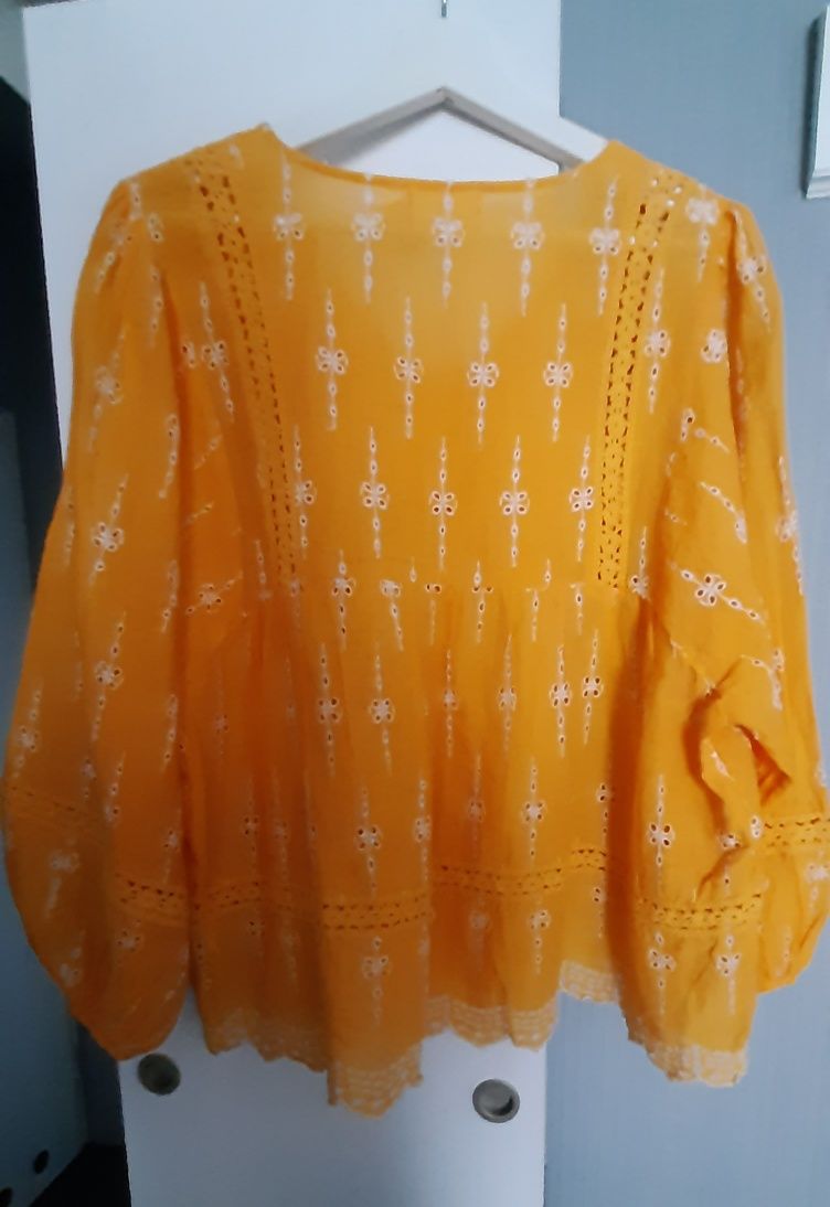 Nowa bluzka koszula boho oversize 44