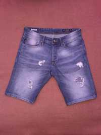 Чоловічі джинсові шорти бріджі Originals by Jack and Jones