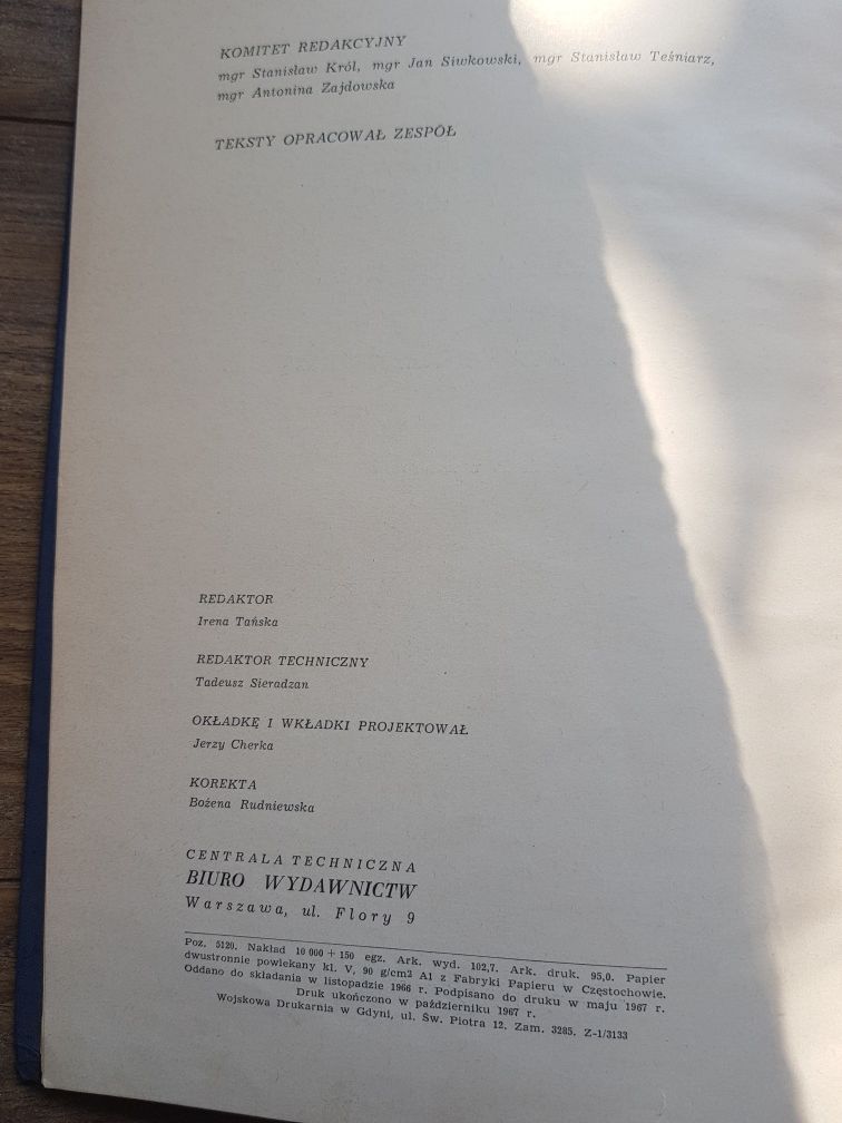 Centrala Techniczna katalog narzędzi, maszyn, urządzeń i sprzętu techn