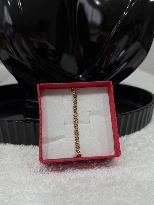 Złota bransoletka unisex 585 – solidna, elegancka, 18 cm, 2,63 g