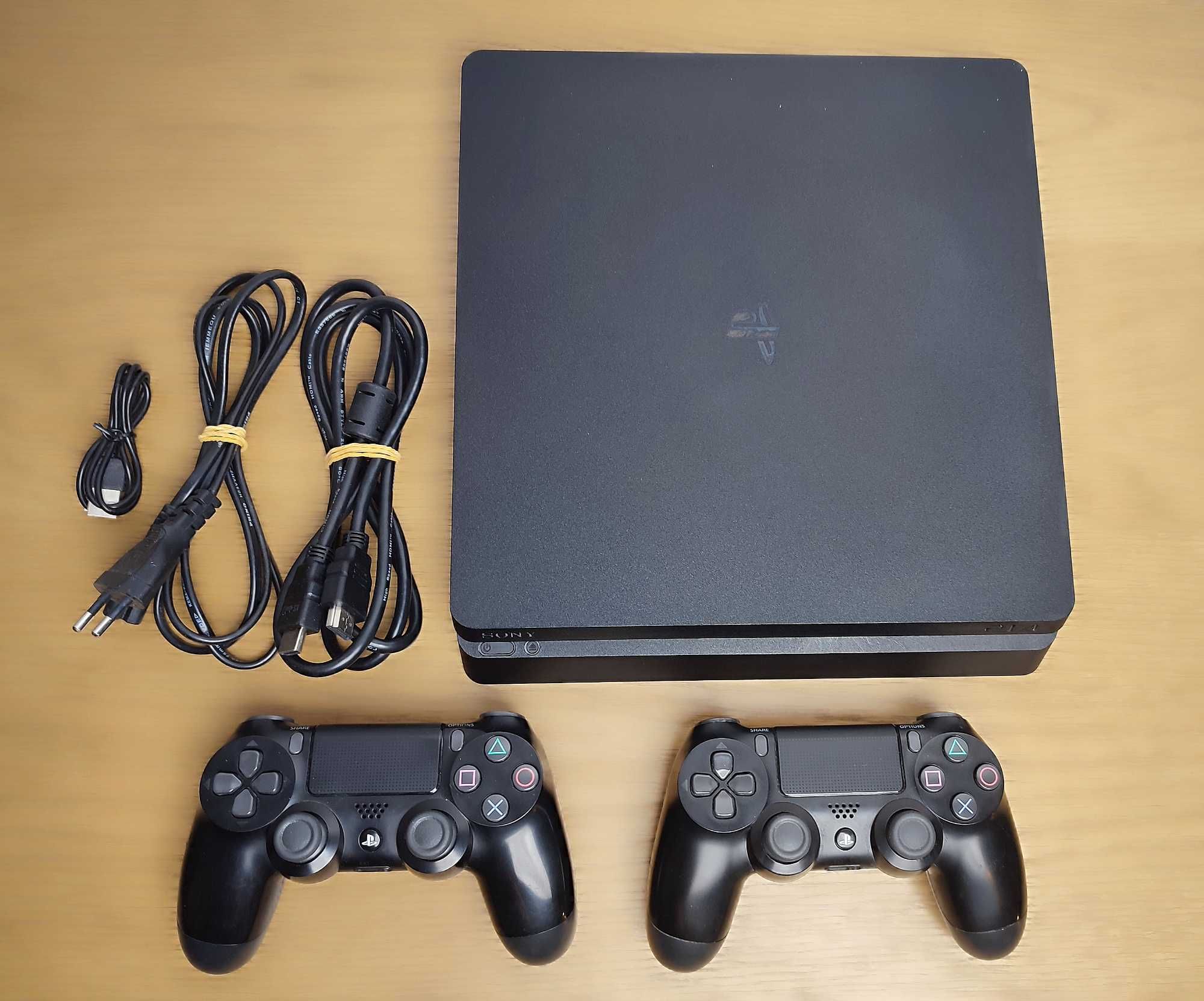 Oryginalna Konsola Sony PS4 PLAYSTATION 4 SLIM 500 GB 2 x PAD