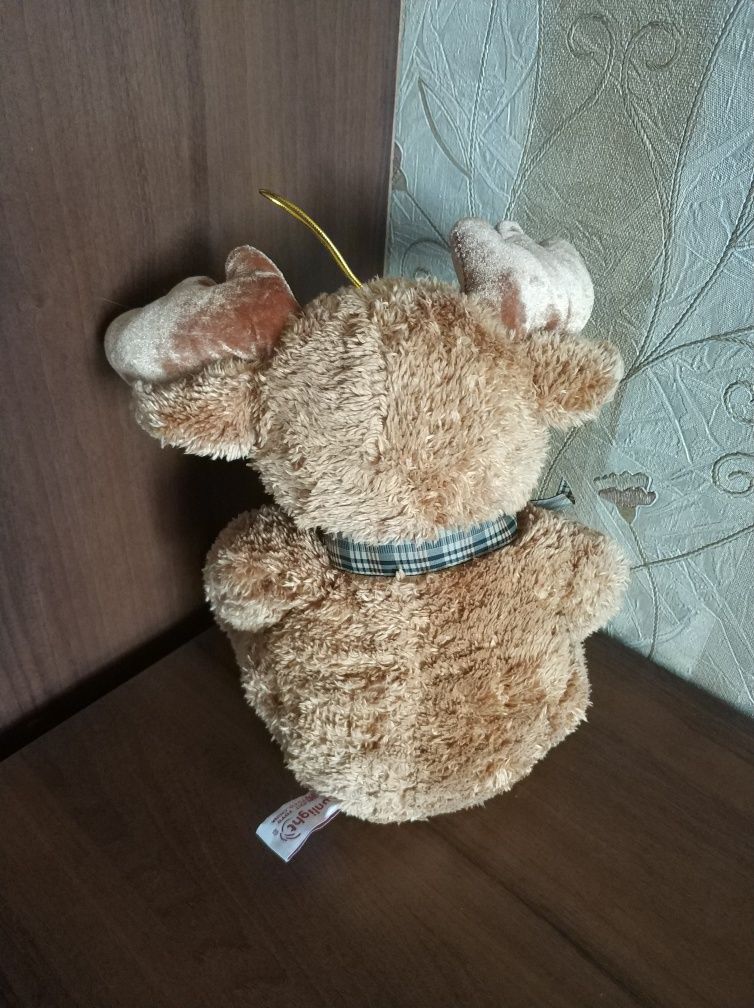 Лось лосенок мягкая игрушка новая