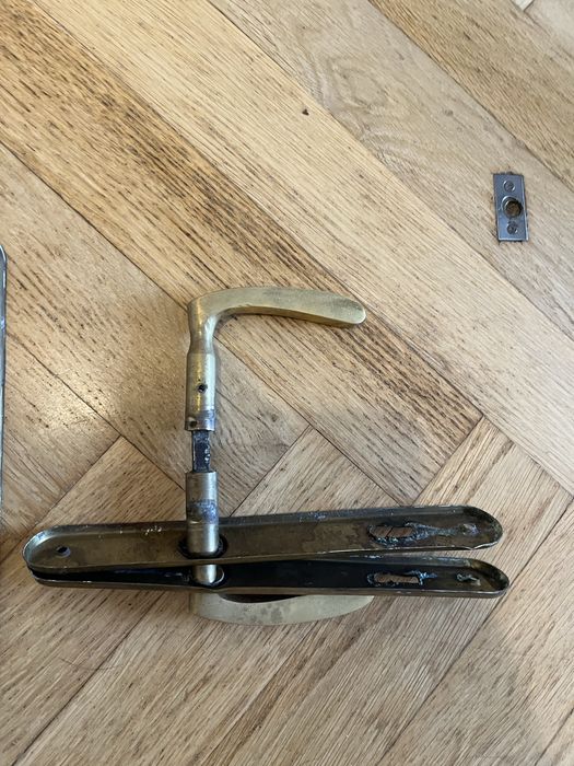 Stare mosiezne klamki