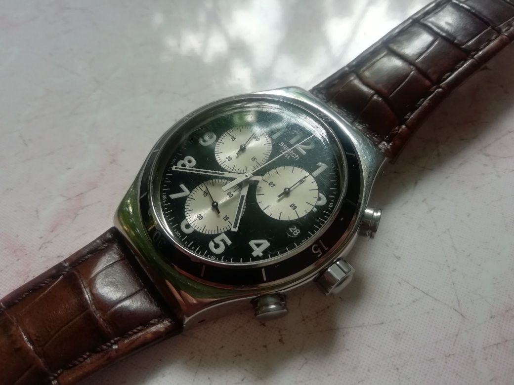 Годинник swatch. V 8. Хронограф. Швейцарія.