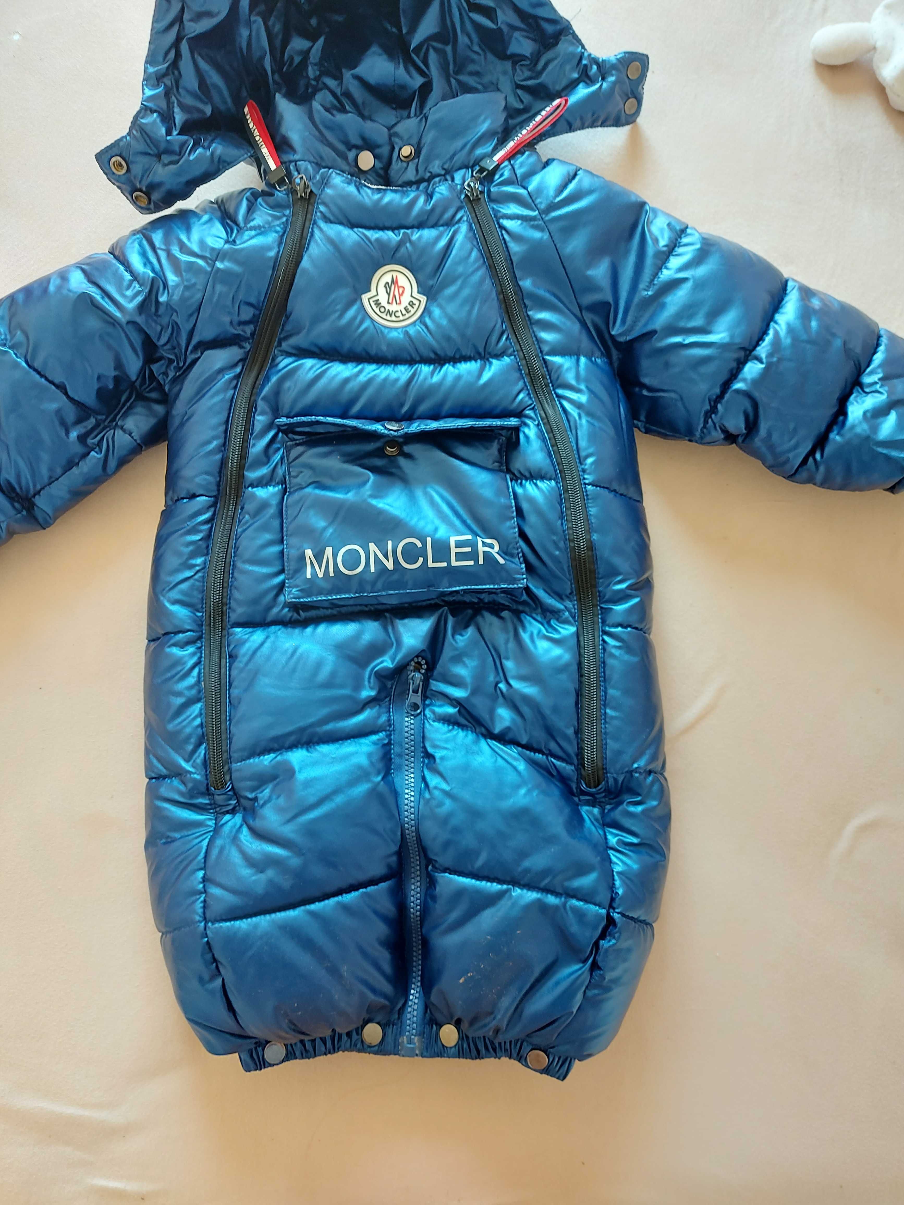 Пуховик  moncler від народження до 18 міс дитячий