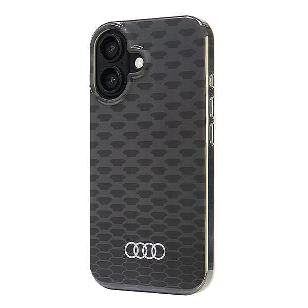 Etui Audi IML Stitching Pattern MagSafe na iPhone 16/6.1" - czarne