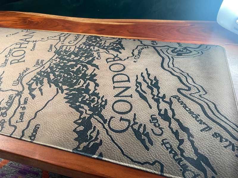 Duża Podkładka Władca Pierścieni 90x40x2 cm, Dla fanów Serii