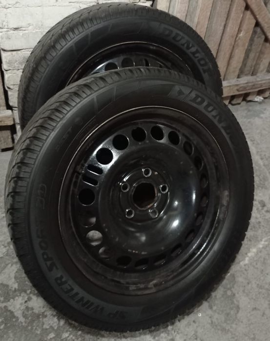 Koła stalowe 5x120 z oponami zimowymi 225/55 R17