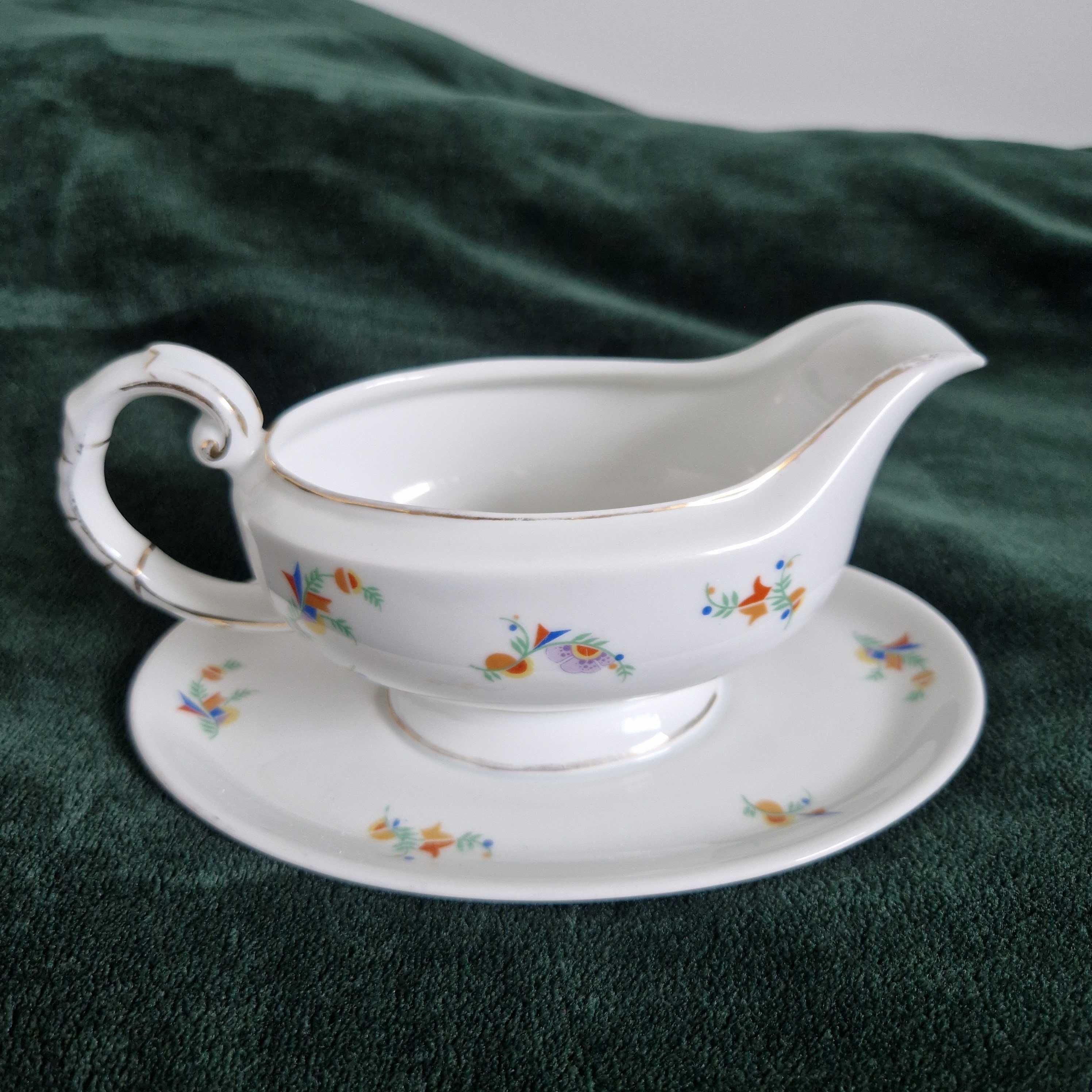 Thomas porcelana sosjerka Art Deco kwiaty Bavaria Rosenthal