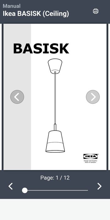 Candeeiro de teto ikea