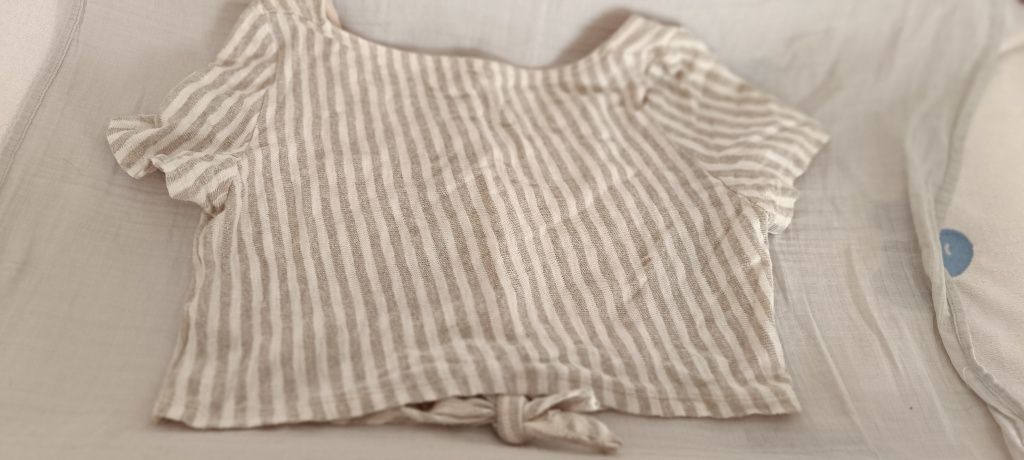 Top curto Bershka