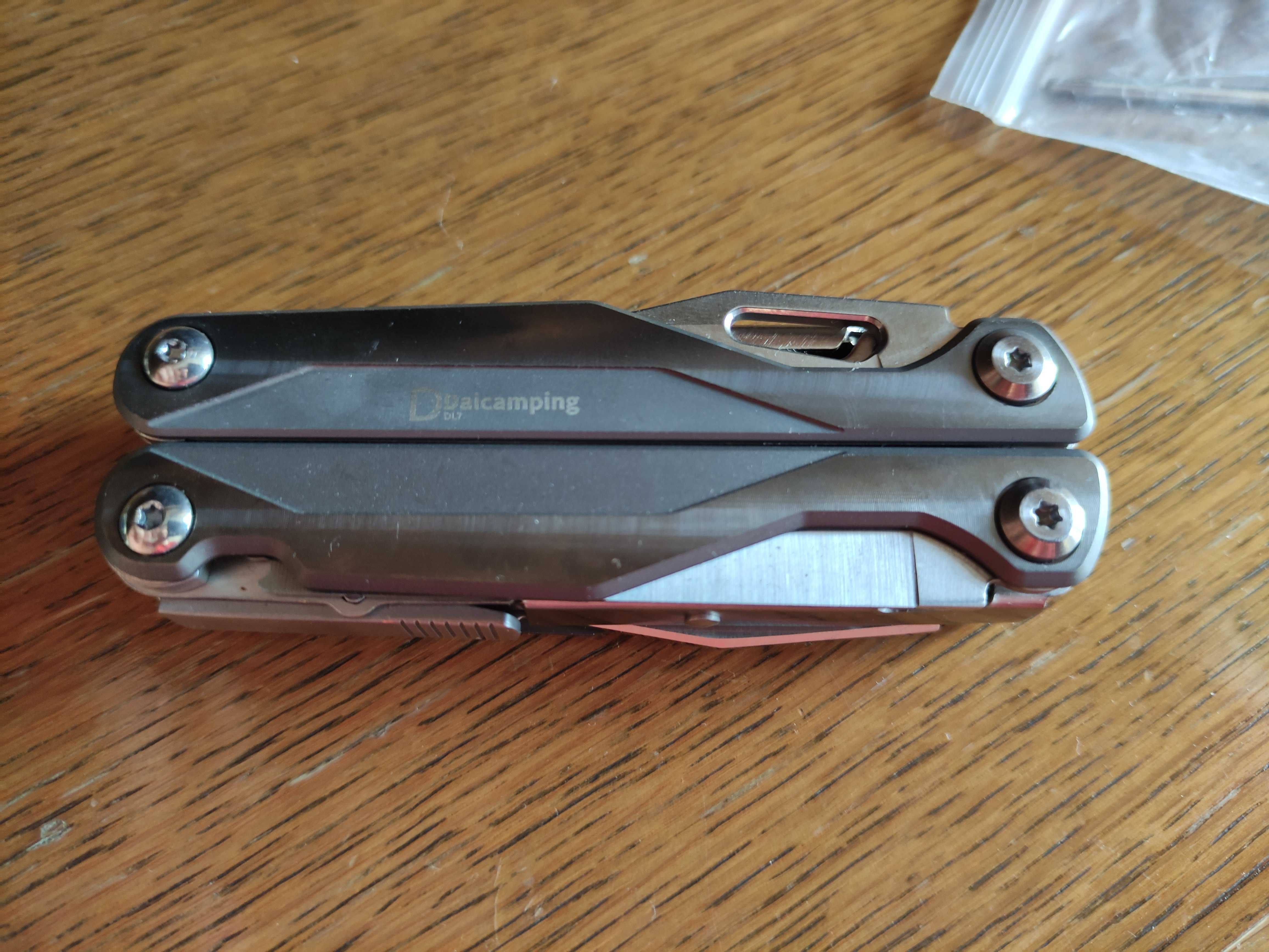 Multitool Daicamping DL7+etui+bity+wymienny przecinak Daicamping DL7 D