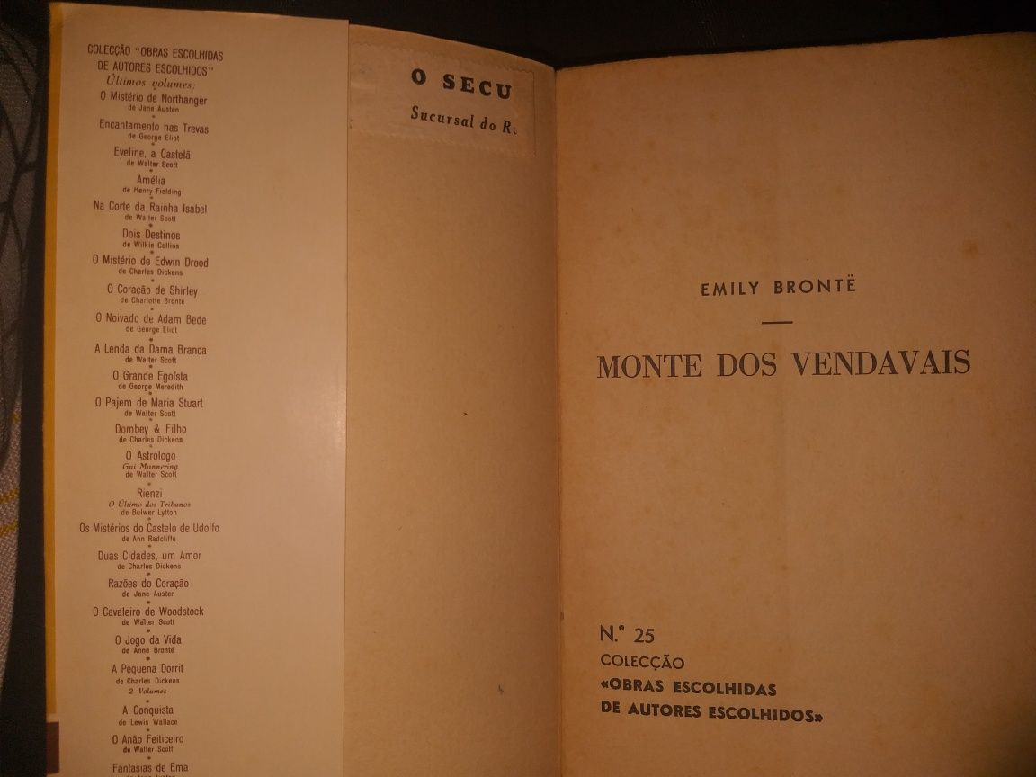 "Monte dos Vendavais" Emily Brontë