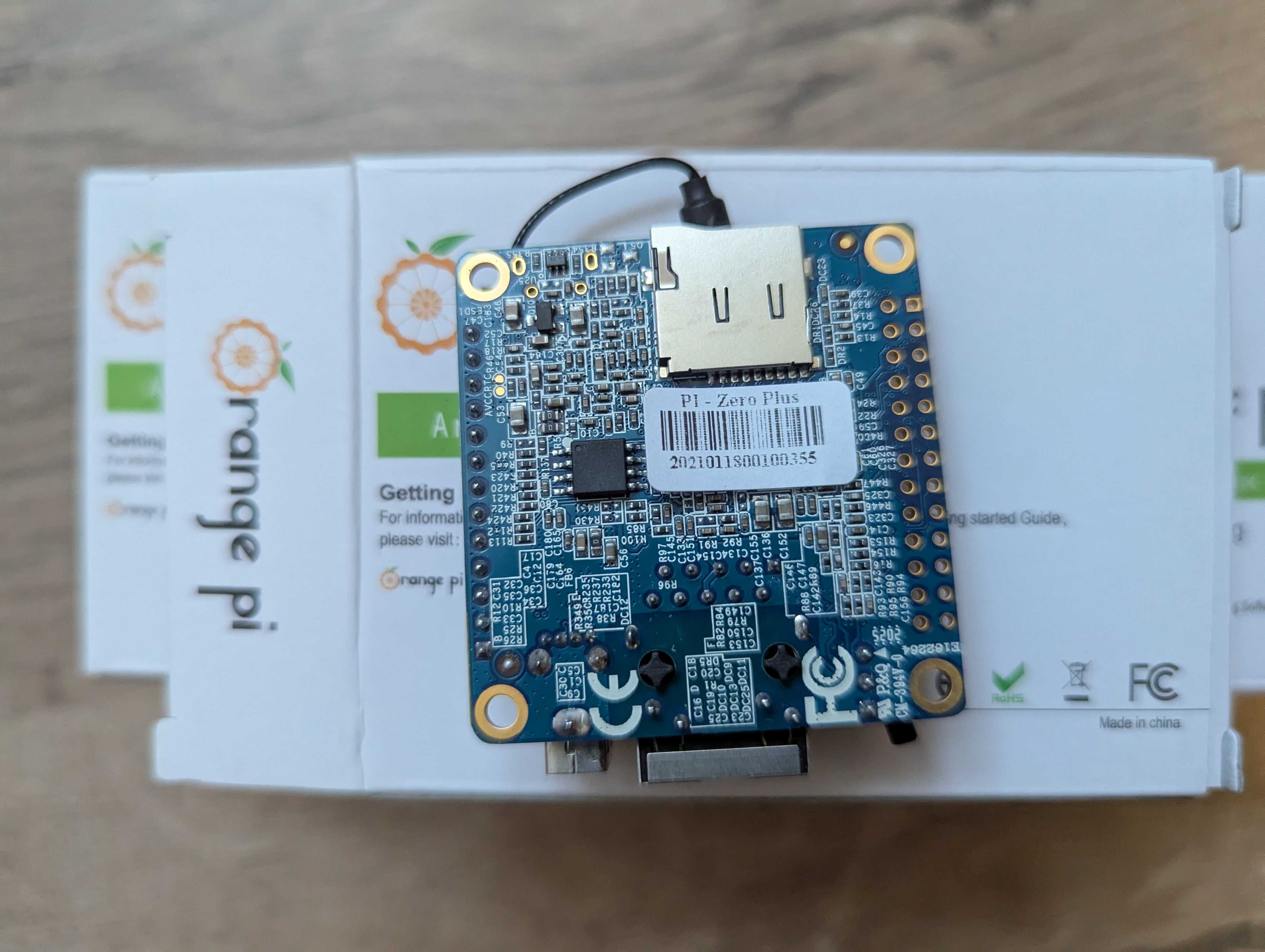 Orange Pi Zero Plus H5 512MB, одноплатний комп'ютер