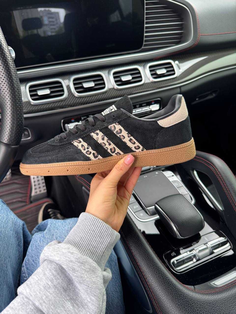 Женские кроссовки Adidas Handball Spezial Black Leopard. 36-41