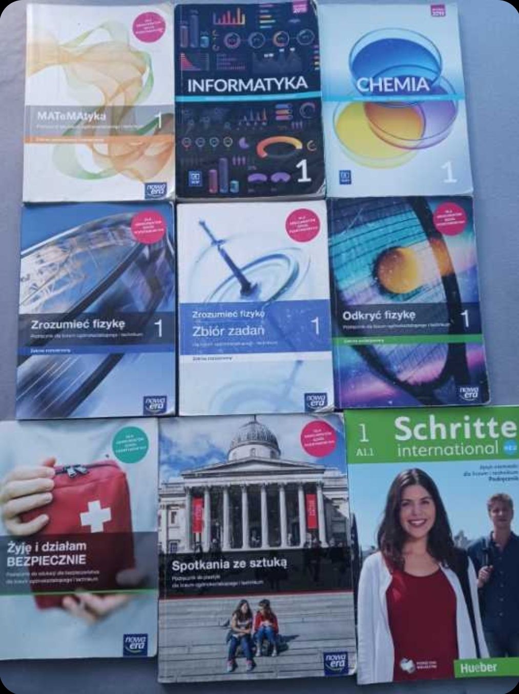 podręcznik nowa era fizyka chemia informatyka edb plastyka wsip