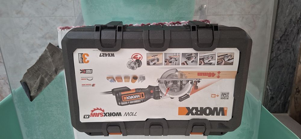 Serra Circular WORX Worx Saw XL 710 W WX427 + Discos