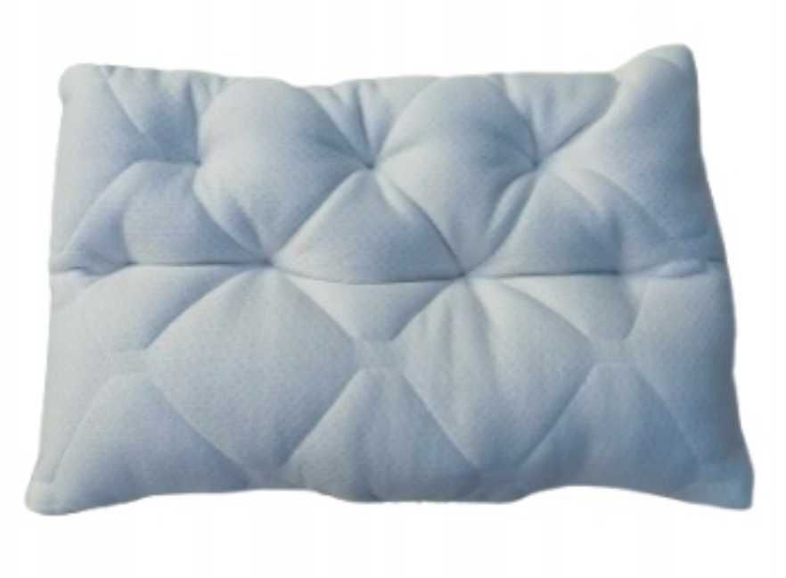 Poduszka ortopedyczna zdrowotna, wełna merynos, wałek 300x450 jasiek