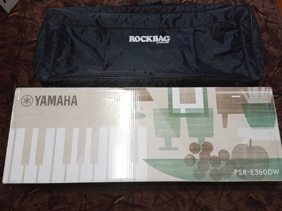 Синтезатор Yamaha PSR-E360DW + чехол