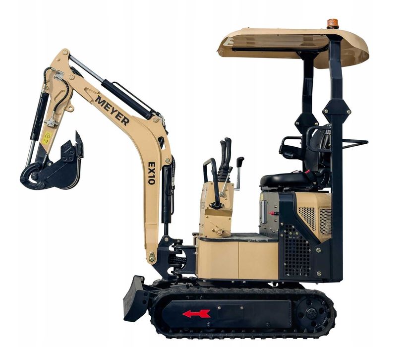 Minikoparka Meyer EX10 - skrętne ramie - JCB CAT CASE KOMATSU